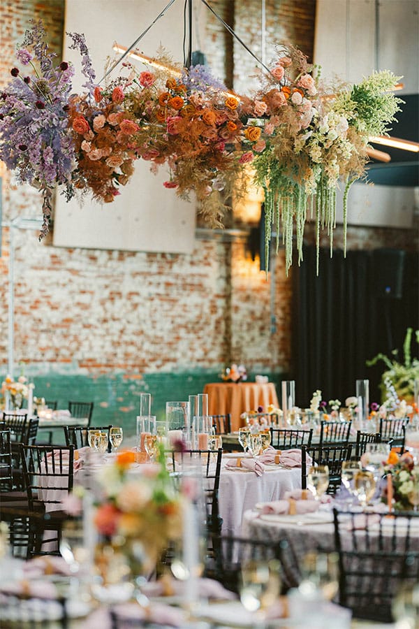 A beautiful photo of the weddings decor.